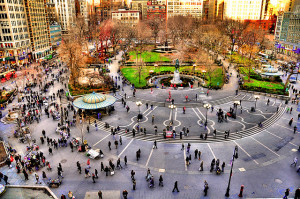 Union Square, David Robert Bliwas, CC BY 2.0.